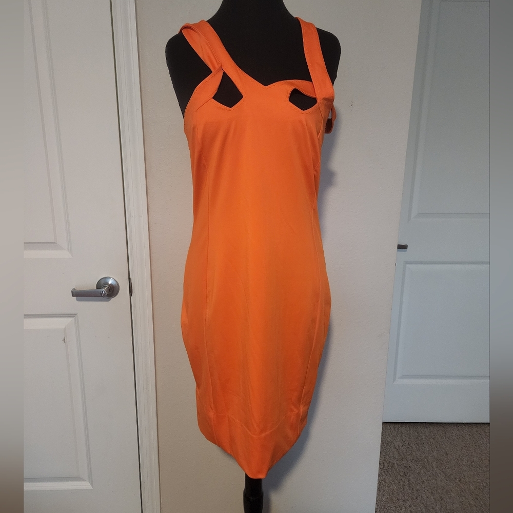 Gretchen Scott Designs Bright Orange Dress